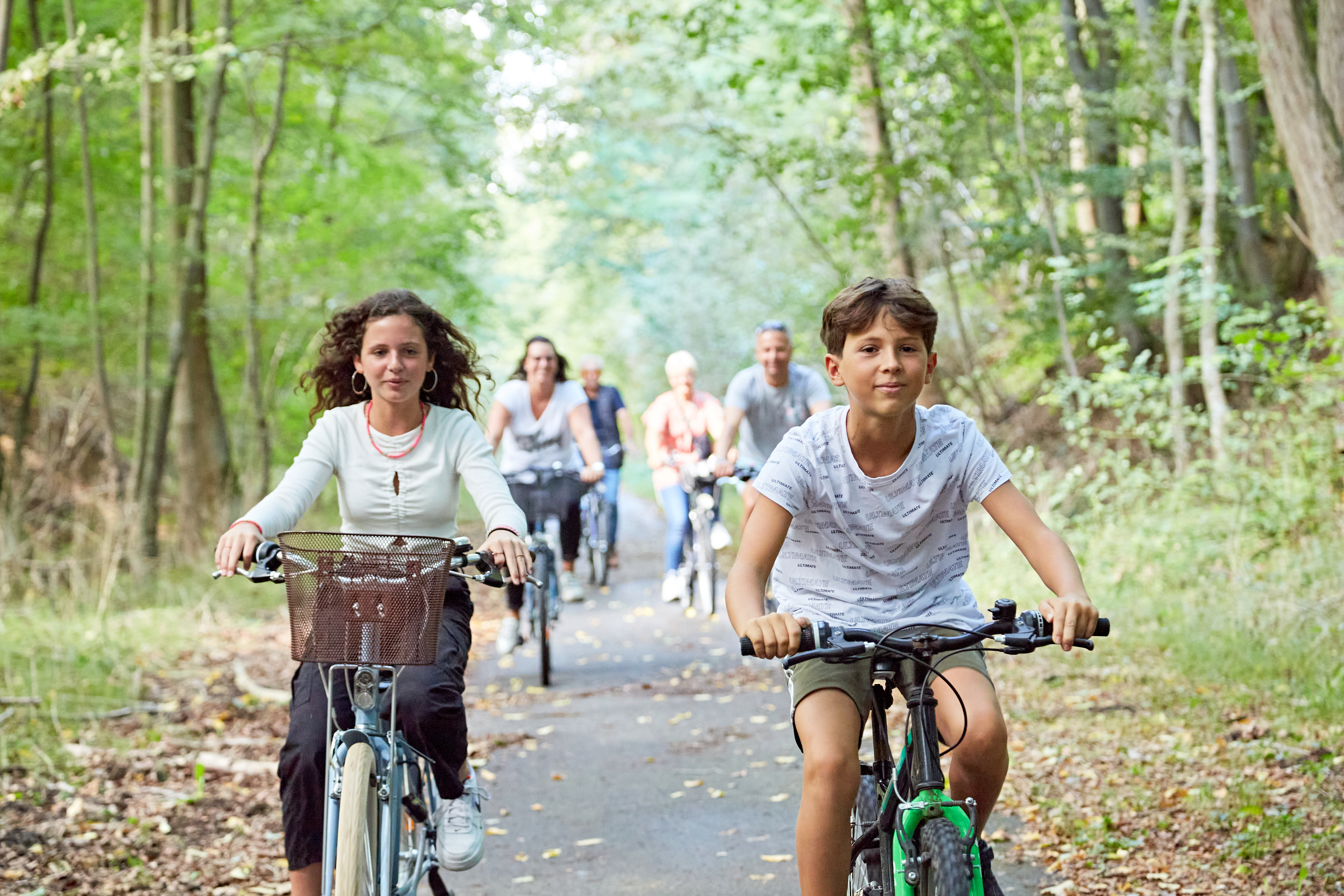 Pistes cyclables dans la forêt de Compiègne