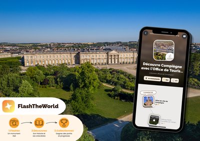 FlashTheWorld - Découvrez Compiègne en jouant