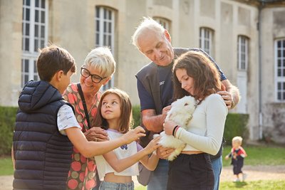 Grandes écuries du Roi_En famille