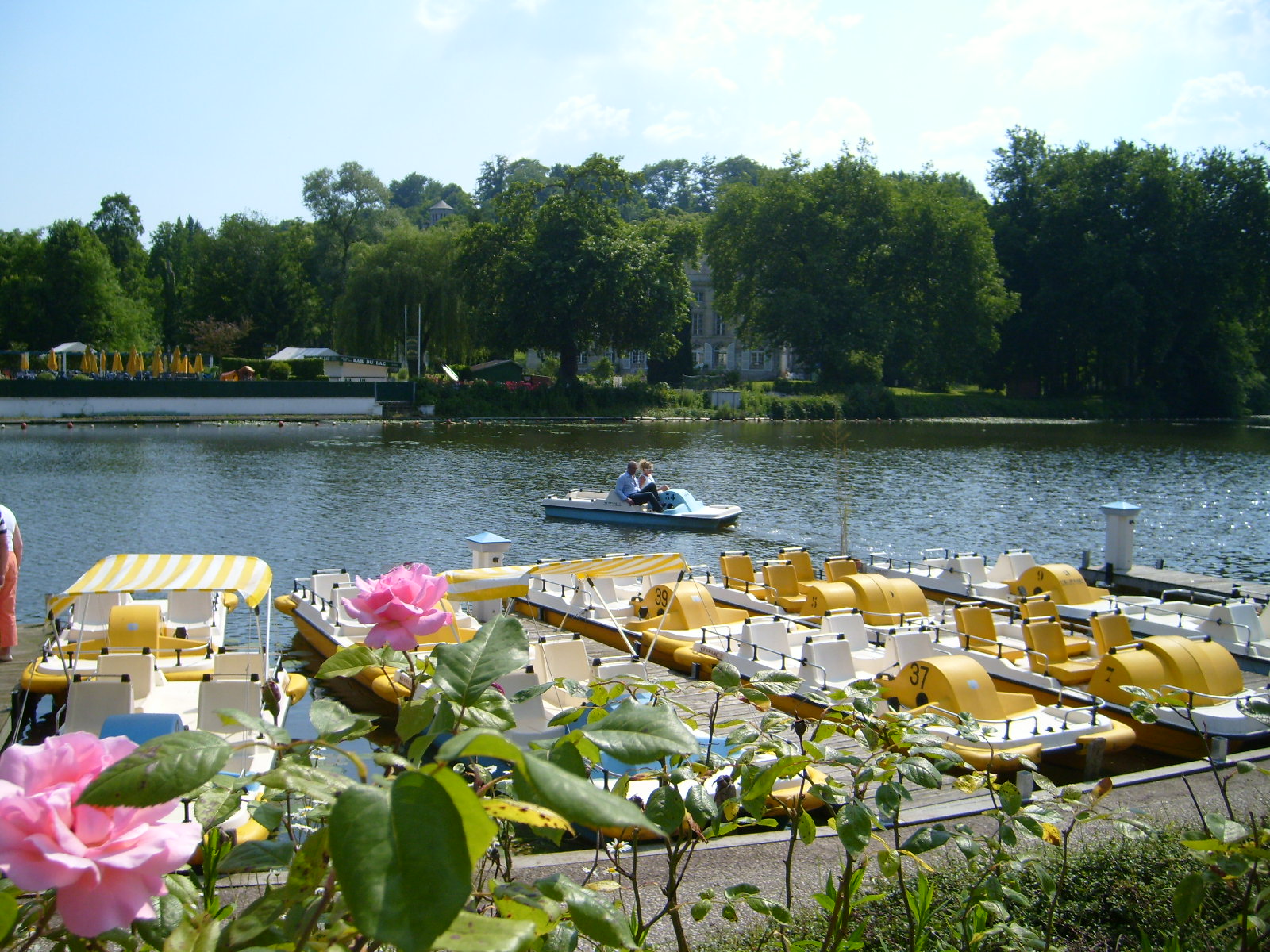 Pédalos lac de Pierrefonds